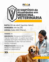 III SIMPÓSIO DE ATUALIDADES EM MEDICINA VETERINÁRIA