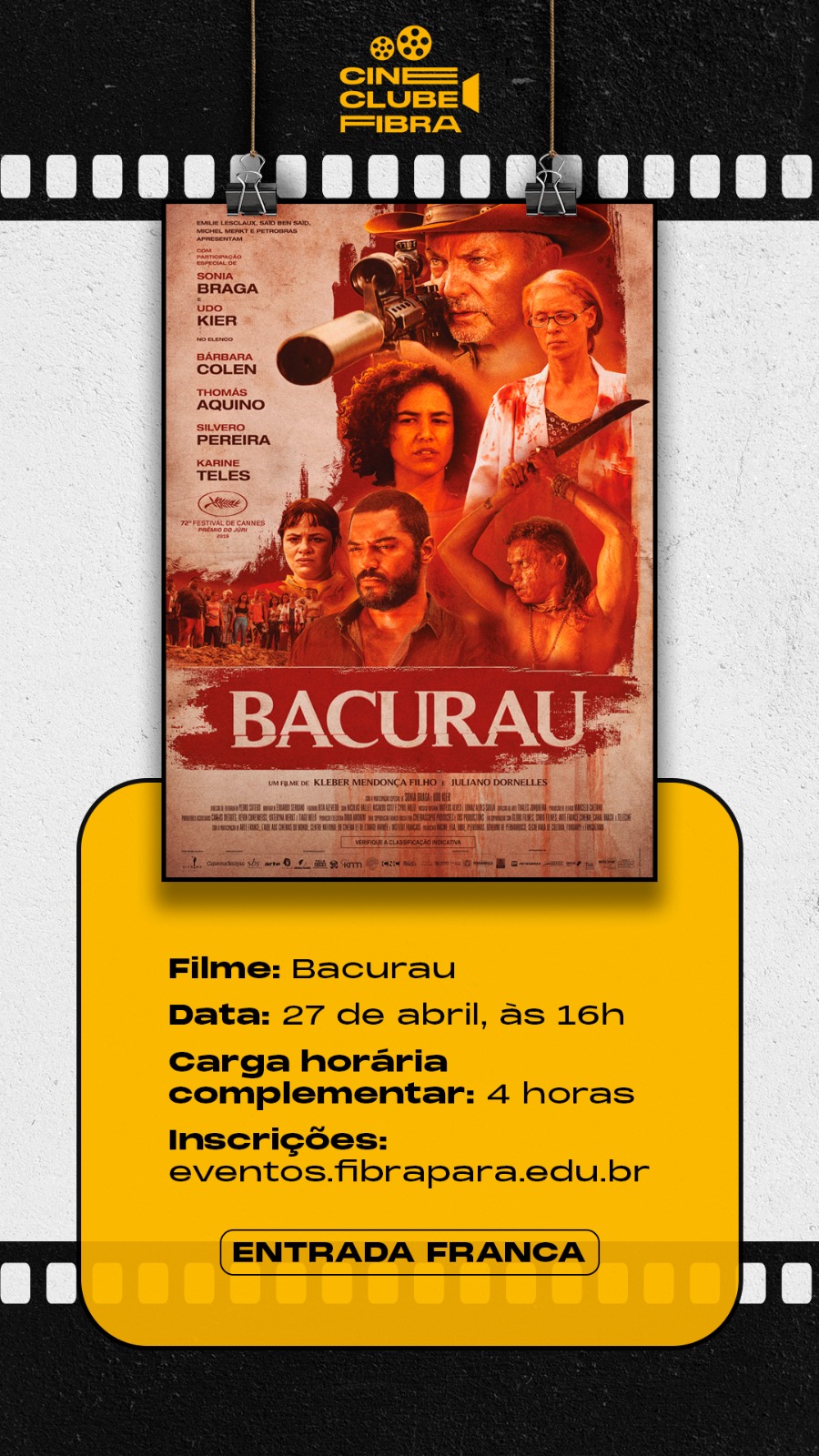 Cineclube Fibra - Bacurau