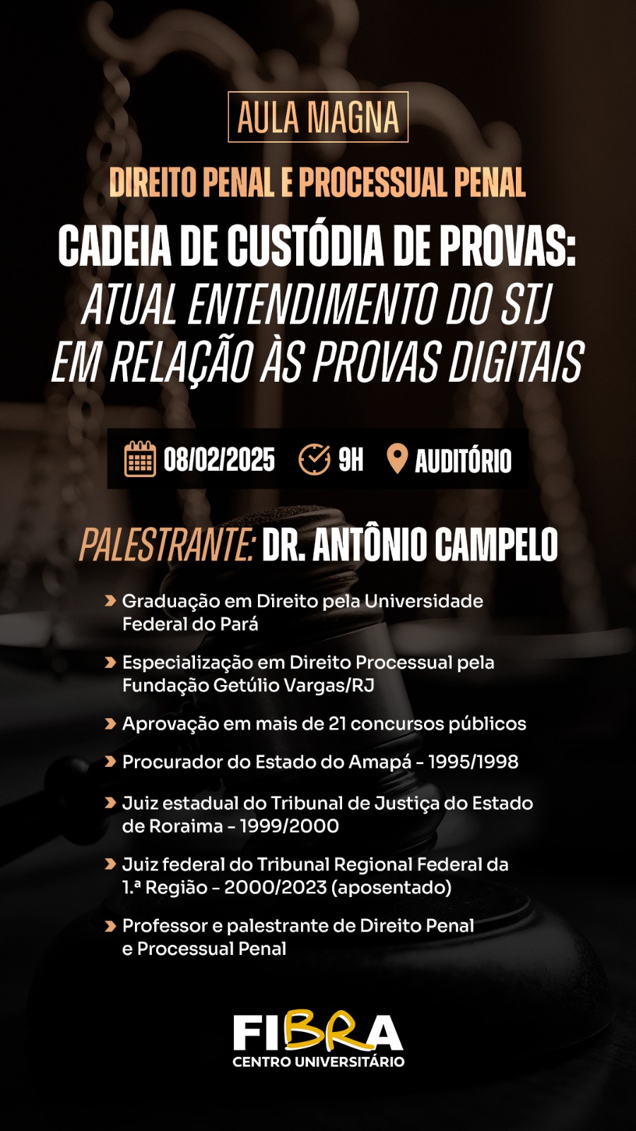 Aula Magna - Cadeia de custódia de provas: atual entendimento do STJ em relação às provas digitais