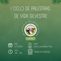 I CICLO DE PALESTRAS DE VIDA SILVESTRE